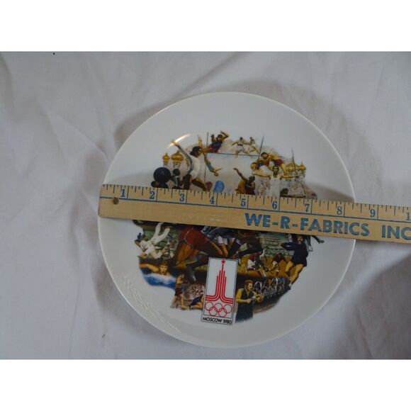 Vintage The Offical 1980 Summer Olympic Games Plate Limited Edition - Picture 4 of 5